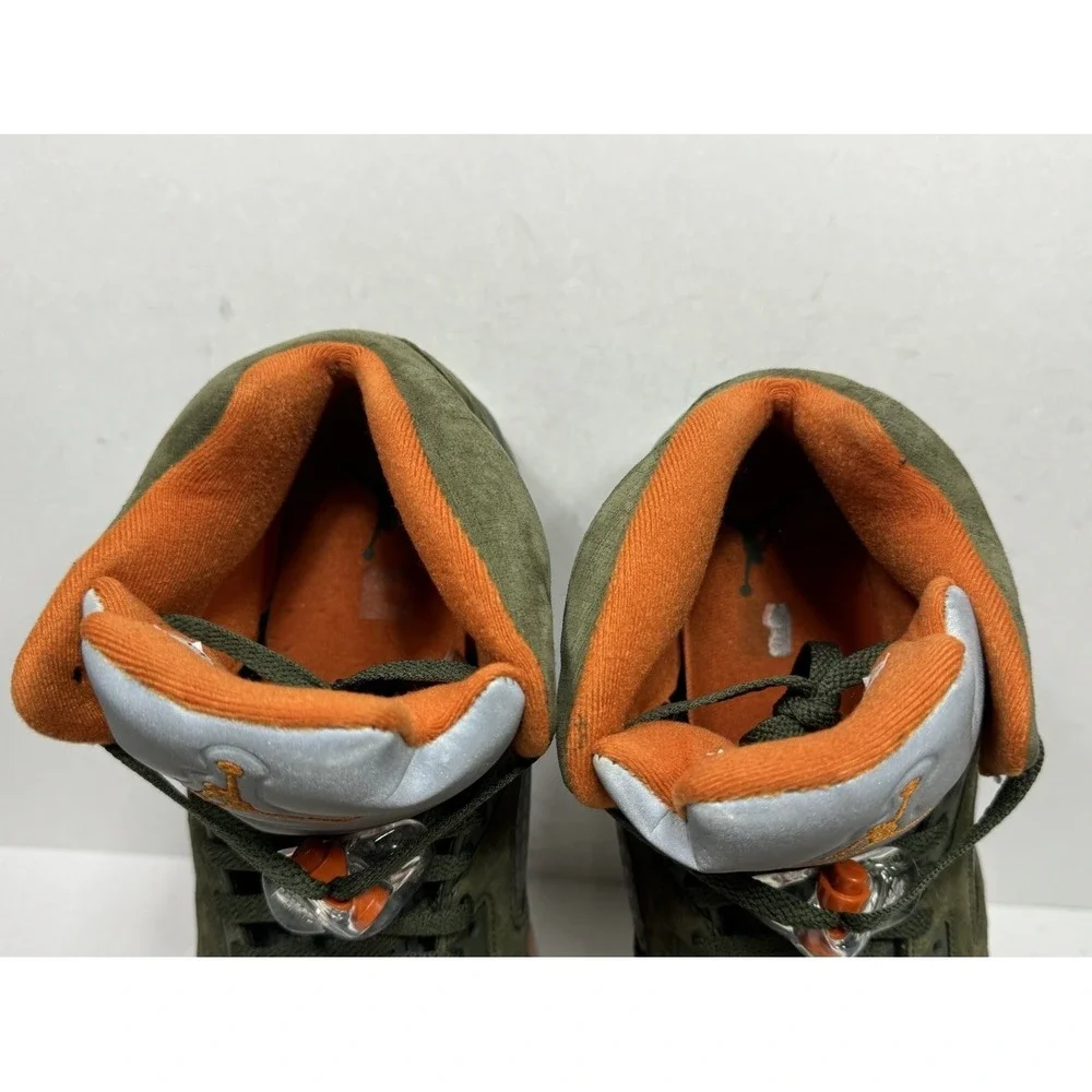 Air Jordan 5 Olive Green Men's Size 12 Sneakers DD0587-308 Shoes